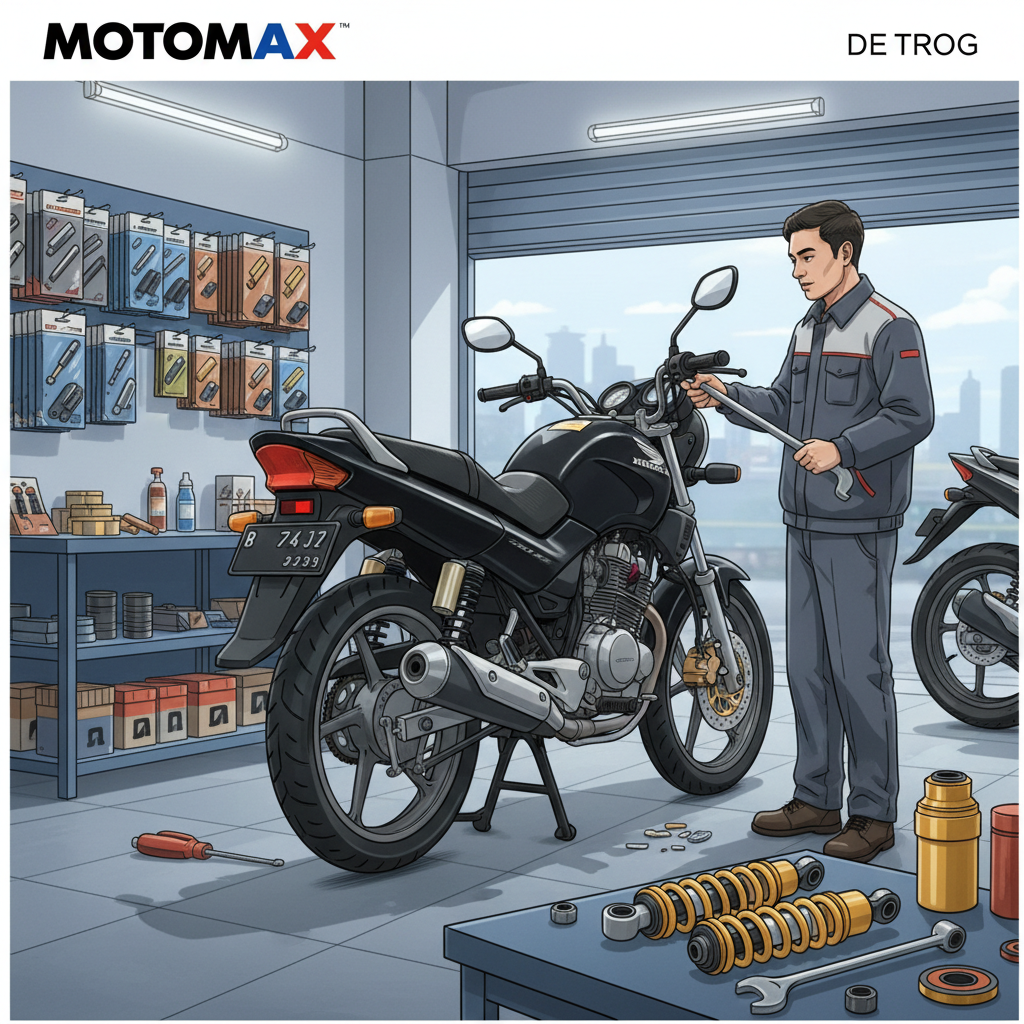 Shockbreaker Mega Pro Cepat Ambles Karena Beban Berat? Ini Solusinya