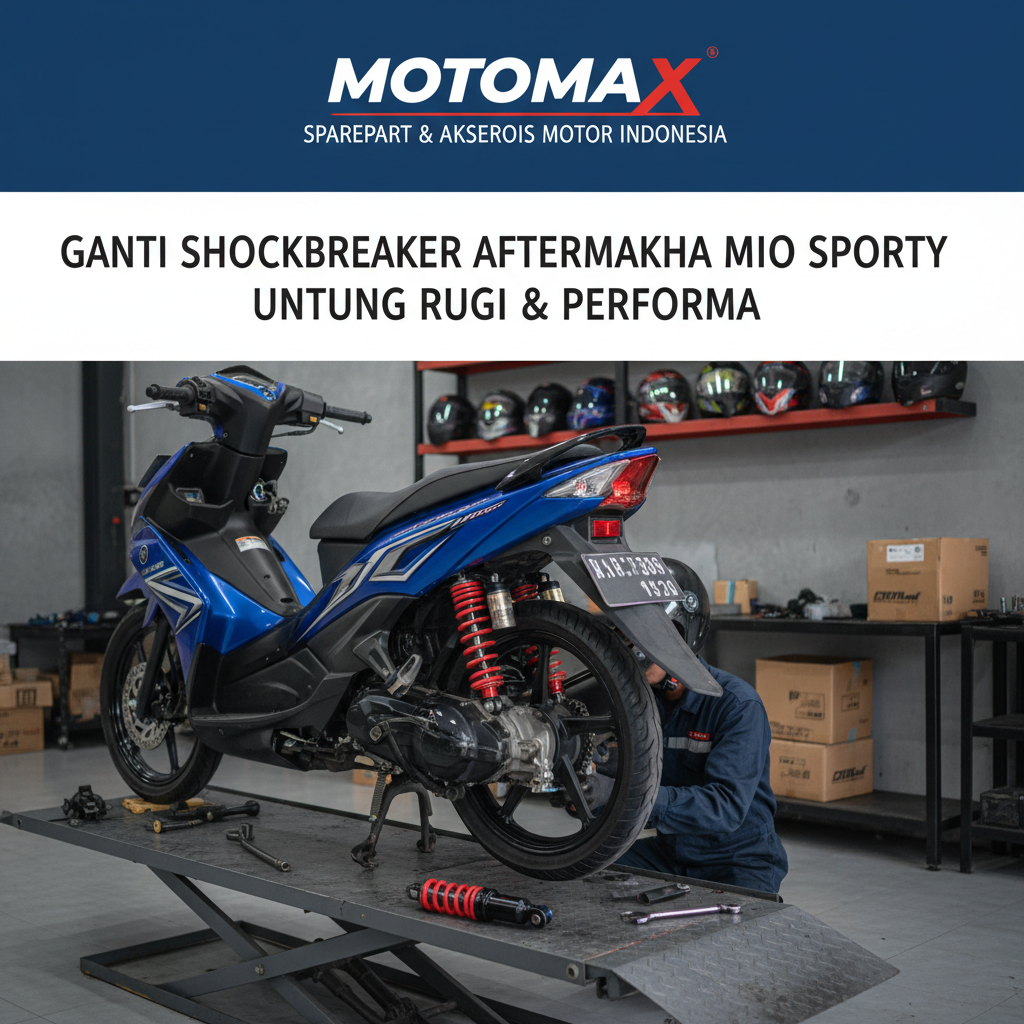Ganti Shockbreaker Aftermarket Yamaha Mio Sporty: Untung Rugi & Performa