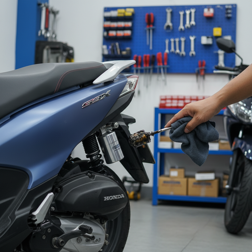 Shockbreaker Honda Spacy Bocor: Waspadai Tanda-Tanda Awalnya