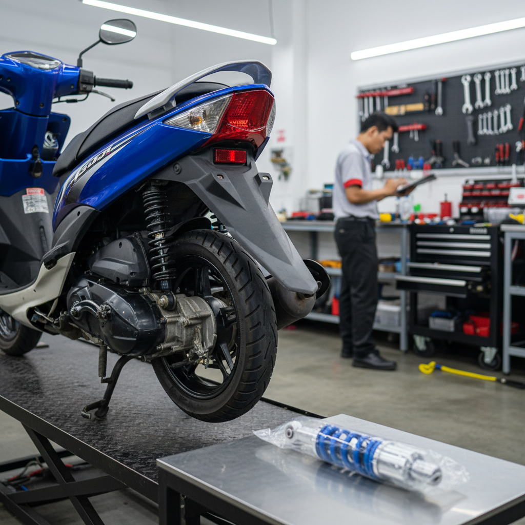 Shockbreaker Yamaha Mio Sporty Rusak? Ini Tanda & Bahaya yang Mengintai