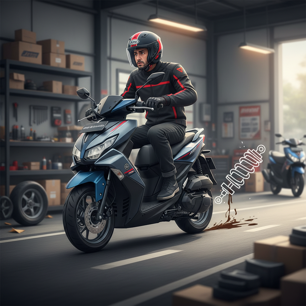 Shockbreaker Yamaha Gear Loyo: Bahaya Oleng Saat Bermanuver