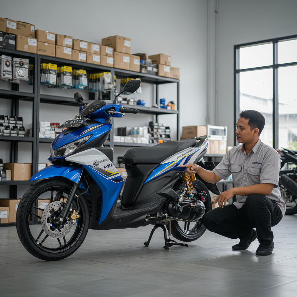 Shockbreaker Mio 125 V5 Optimal: Pengereman Lebih Pakem, Lebih Aman