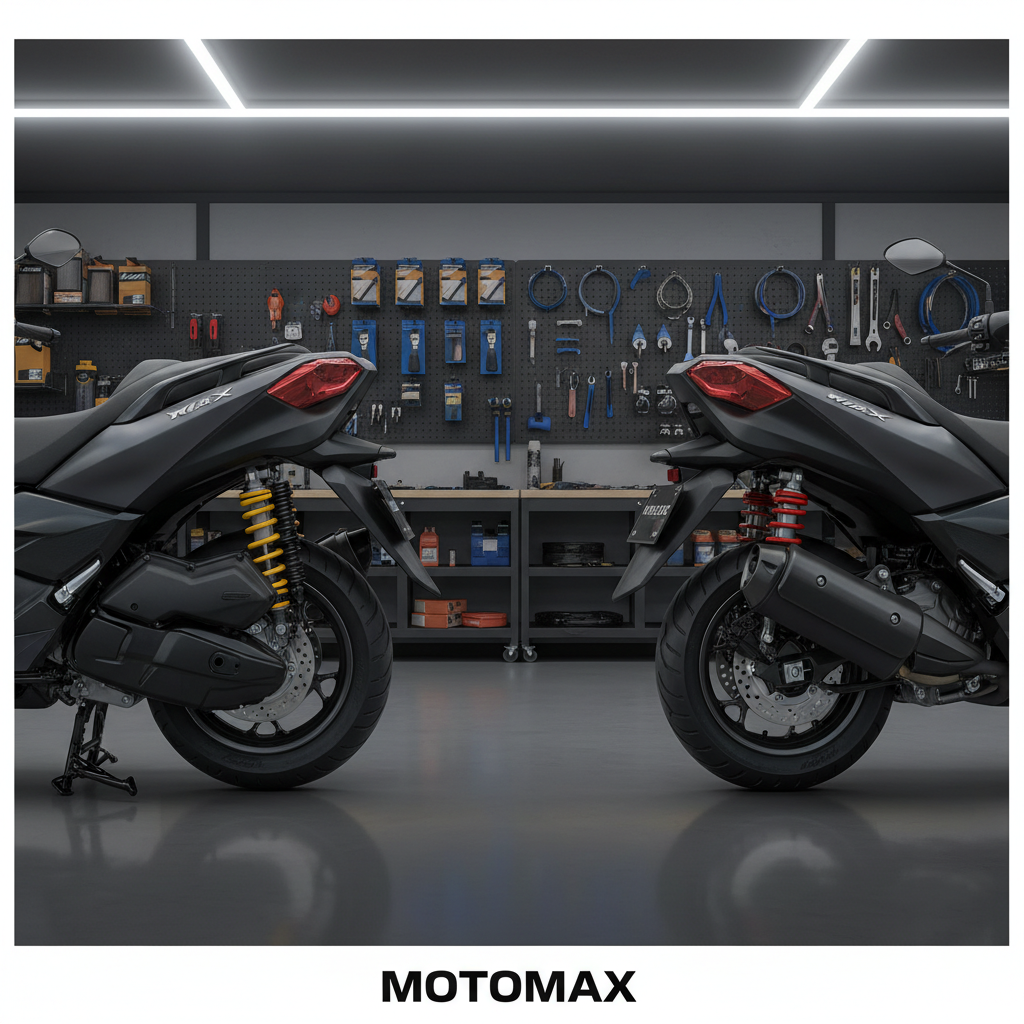Monoshock vs Dual Shock Yamaha X Max 250: Mana Lebih Unggul?