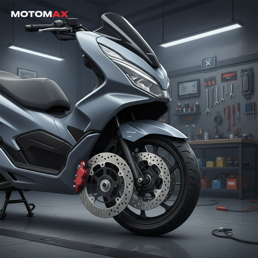Performa Pengereman PCX 160: Efek Ukuran Piringan Cakram ke Daya Cengkeram