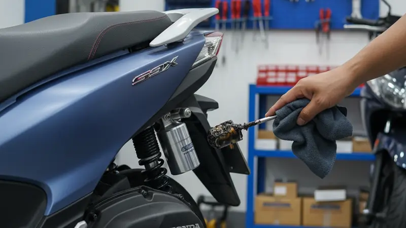 Shockbreaker Honda Spacy Bocor: Waspadai Tanda-Tanda Awalnya