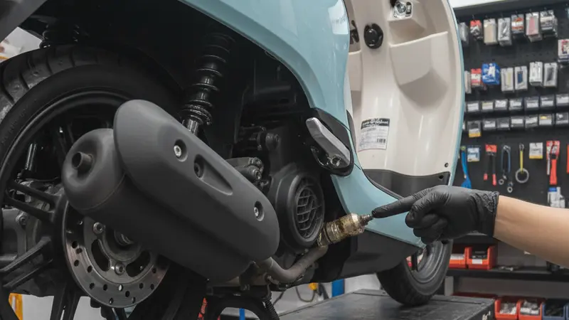Shockbreaker Honda Scoopy Loyo: Pengereman Kurang Pakem, Bahaya Mengintai!