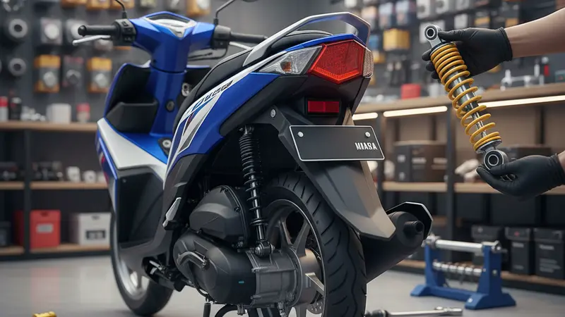 Kenali Tanda Shockbreaker Yamaha Mio 125 V5 Harus Segera Diganti