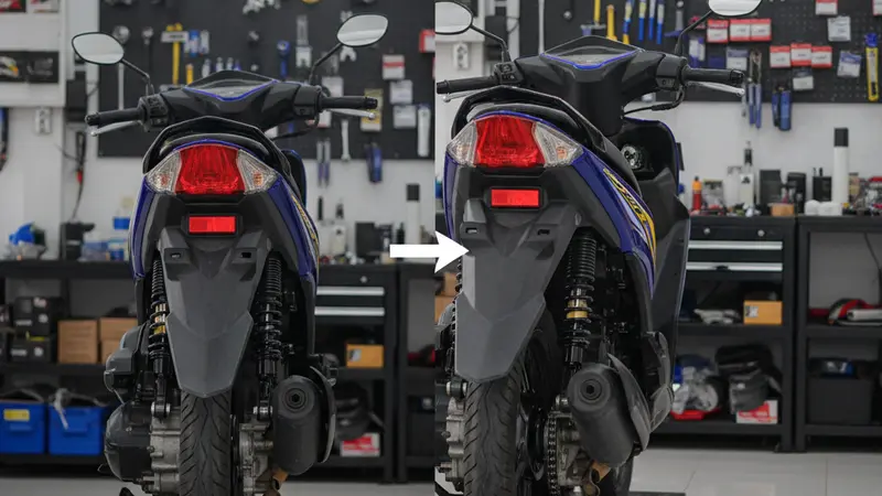 Shockbreaker Mio GT Terlalu Pendek/Panjang: Apa Efeknya ke Handling?