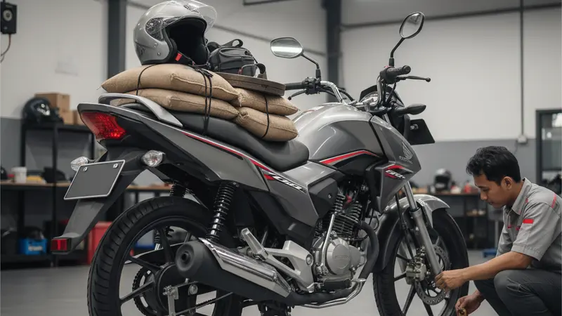 Pengaruh Bobot Pengendara pada Shockbreaker Honda Verza 150