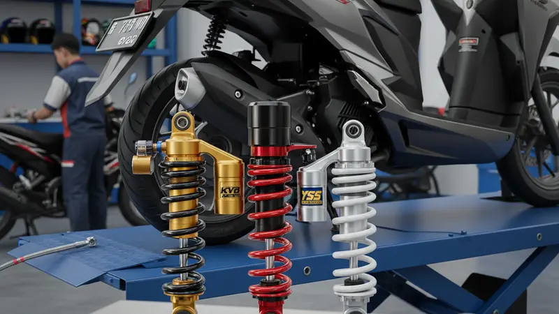 KYB, YSS, atau Showa: Shockbreaker Honda Vario 125-150 Mana Paling Pas?
