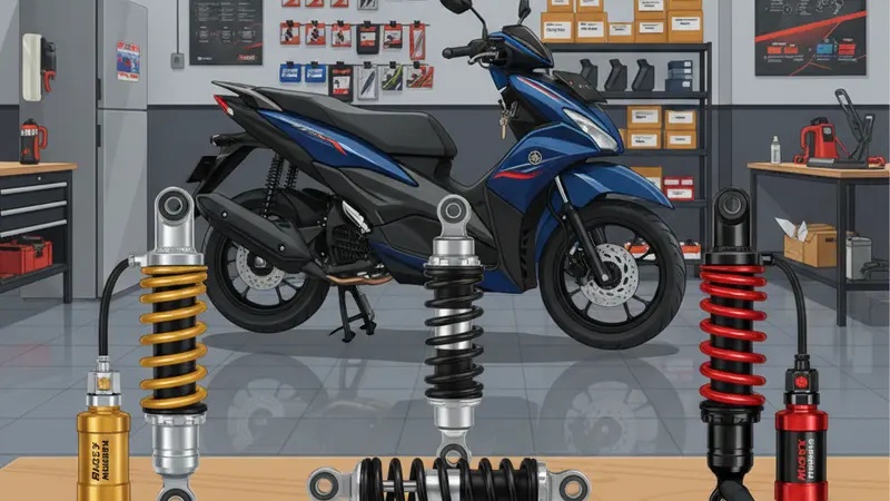 Shockbreaker Gas, Hidrolik, atau Piggyback untuk Lexi? Mana Pas?