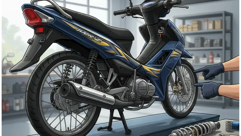 Kenali Tanda Shockbreaker Yamaha Jupiter Z Minta Ganti