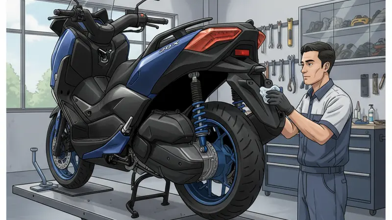 Rawat Shockbreaker Yamaha X Max 250: Cegah Aus Dini dan Tetap Nyaman