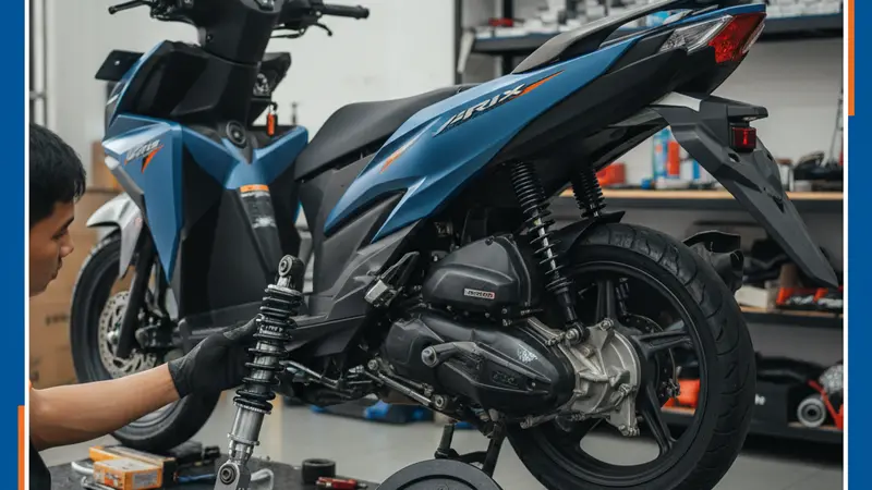 Pengaruh Bobot Pengendara pada Shockbreaker Vario 125