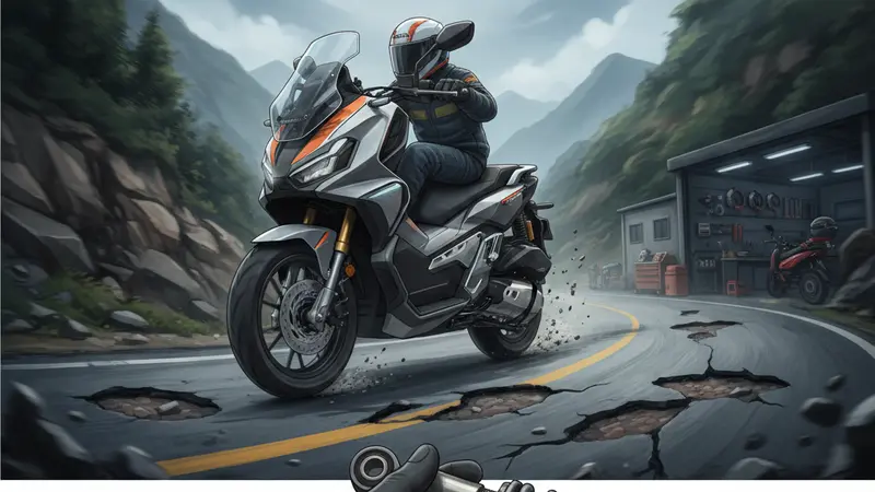 Shockbreaker ADV 160 Loyo: Bahaya Oleng di Tikungan dan Jalan Berlubang