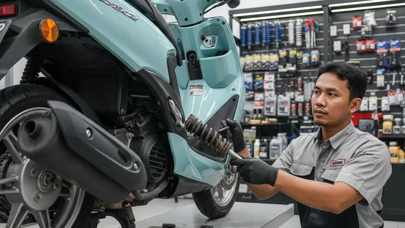 Shockbreaker Yamaha Fino Bergetar Hebat: Apa Penyebab dan Solusinya?