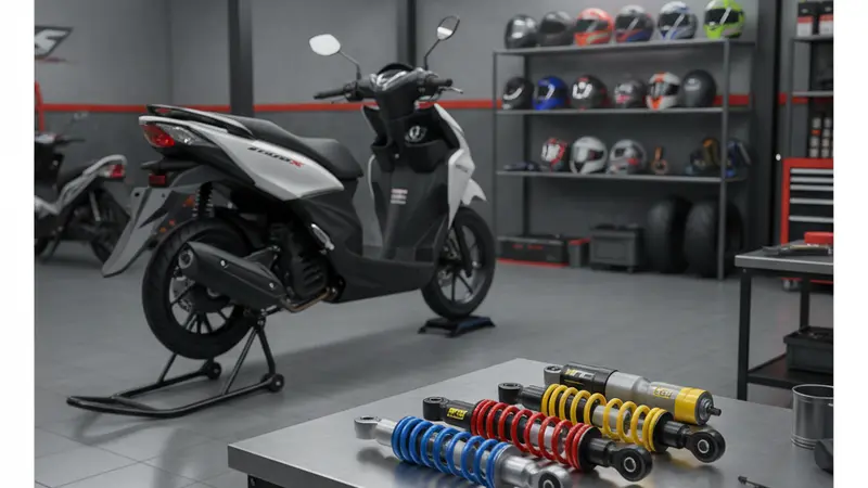 KYB, YSS, atau KTC: Shockbreaker Yamaha Freego Mana Paling Pas?