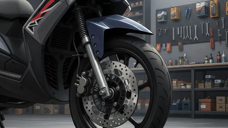 Piringan Cakram Nouvo Terlalu Besar: Efeknya ke Suspensi Depan Motor
